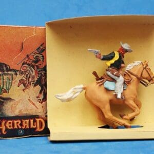 SOLD Herald Zang Mounted Cowboy Firing Gun - VNMB!