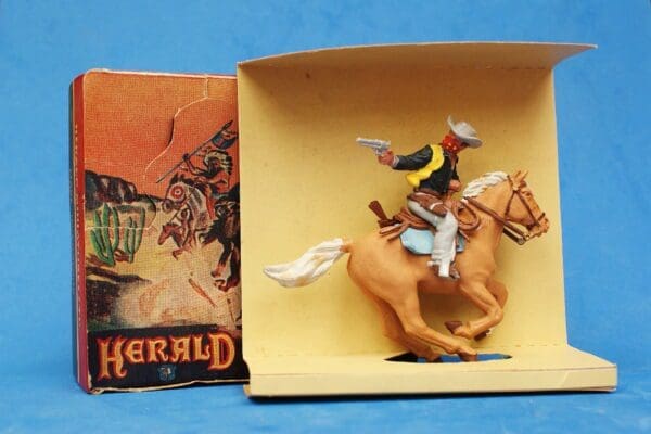 SOLD Herald Zang Mounted Cowboy Firing Gun - VNMB!