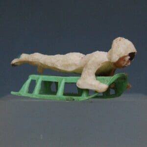 SOLD Gemodels Boy on Sledge 'Winter Group'