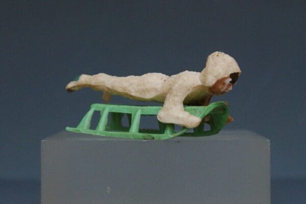SOLD Gemodels Boy on Sledge 'Winter Group'