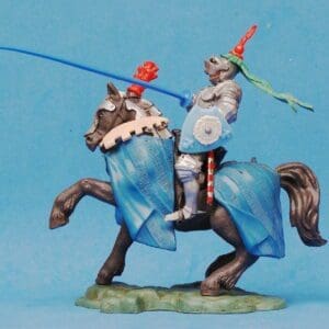 SOLD Swoppet C15th Mounted Knight Defending #2