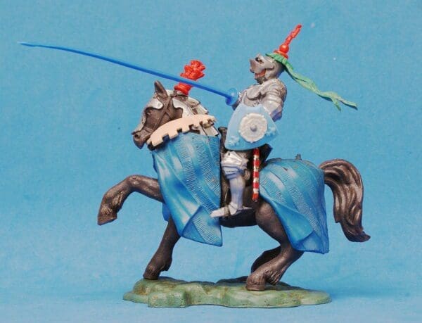 SOLD Swoppet C15th Mounted Knight Defending #2
