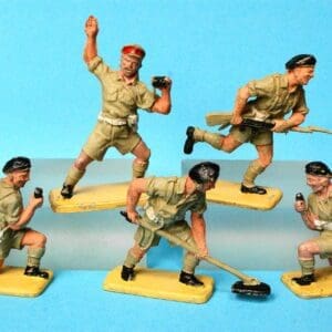 SOLD Crescent 8th Army Toy Soldiers x 5