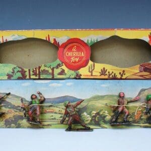 SOLD Cherilea 54mm Khaki Infantry - Early Box Set