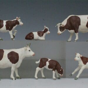 SOLD Herald Ayrshire Cows & Calves - Full Set