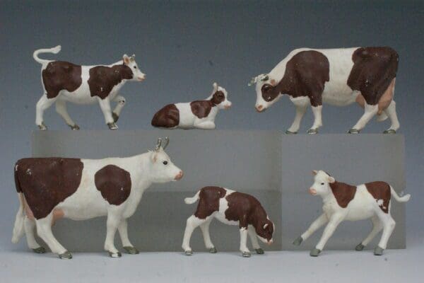 SOLD Herald Ayrshire Cows & Calves - Full Set