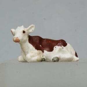 SOLD Britains SMOOTH Plastic Ayrshire Calf Lying - Superb!