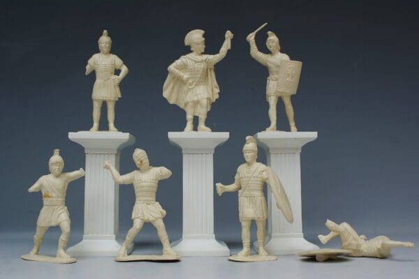 SOLD Marx 60mm Roman Legionnaires - As Found