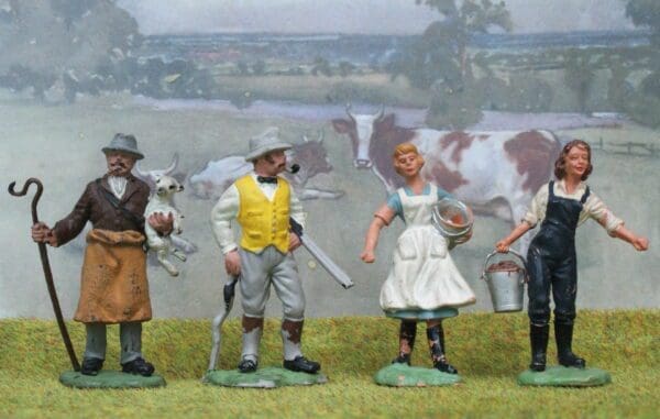 SOLD Herald Farm Figures - Loose Set of 4
