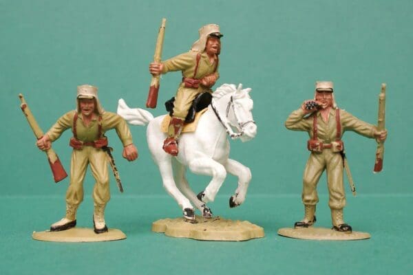 Timpo Solid Plastic Mounted Legionnaire & Infantry