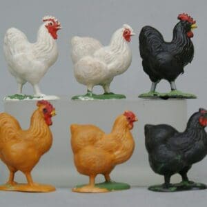 SOLD Britains Lead Mould Cocks & Hens (Assorted)