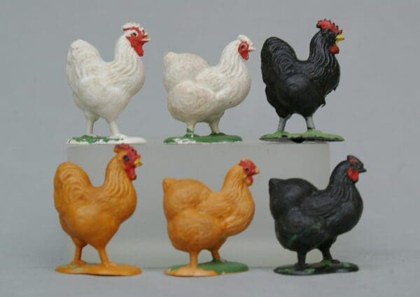 SOLD Britains Lead Mould Cocks & Hens (Assorted)
