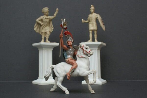 SOLD Herald Trojan Warrior 1st Issue Mounted General