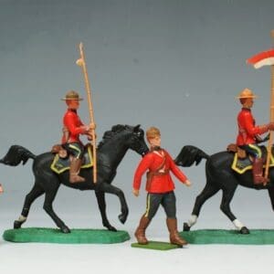 SOLD Eyes Right RCMP Troopers - Mounted & Marching On Foot