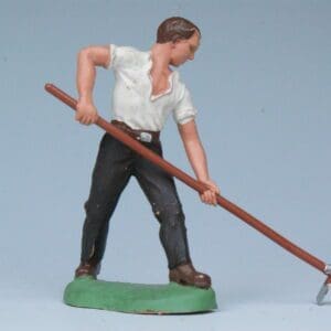 SOLD Herald Farm Labourer (White Shirt) with Hoe