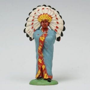 SOLD Herald Zang Indian Chief Standing - Light Blue Robe