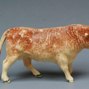 SOLD Herald Jersey Bull - Early DARKER Brown Paint!