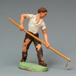 Herald Farm Labourer (White Shirt) with Hoe