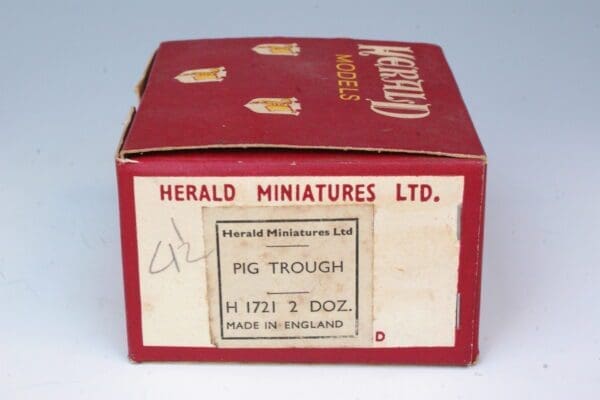SOLD Herald Pig Trough - 'Rahere' Trade Box