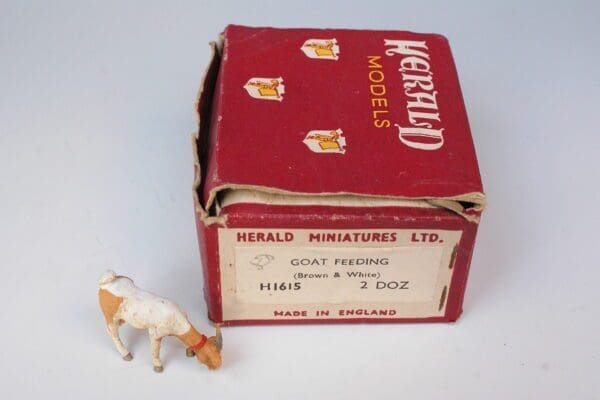 SOLD Herald Goat Feeding (Brown & White) - 'Rahere' Box