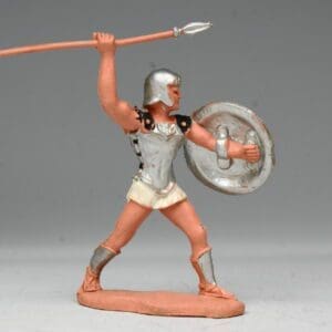 SOLD Herald Trojan Warrior with Spear - REDUCED Paint