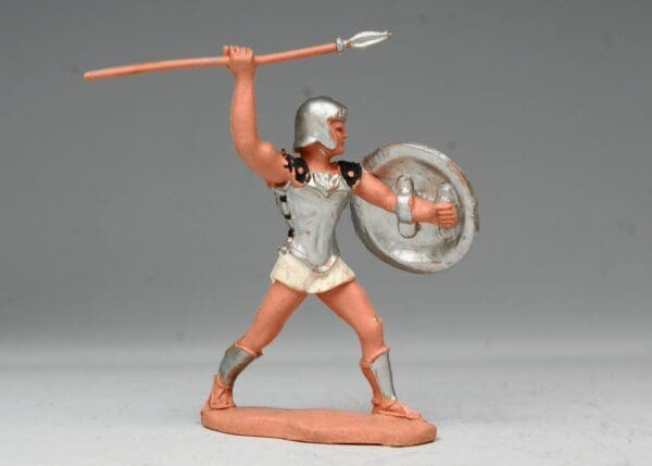 SOLD Herald Trojan Warrior with Spear - REDUCED Paint
