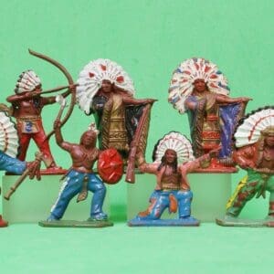 Lone Star Indians - Group of 7 Figures