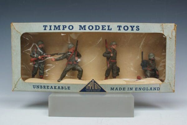 SOLD Timpo Solid Plastic US Soldiers Early Box Set