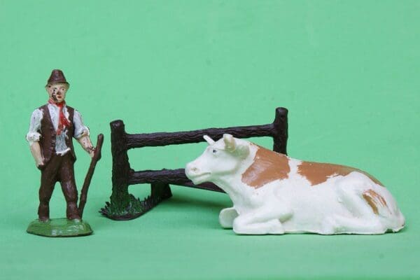 Taylor & Sons Farm Lying Cow, Drover & Stile
