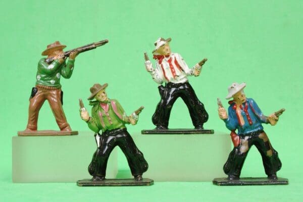 SOLD Lone Star Cowboys - Rare KHAKI Plastic