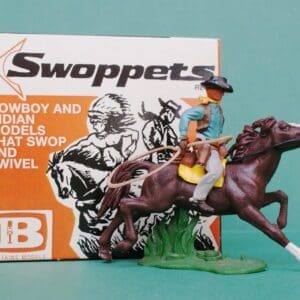 Swoppet Mounted Cowboy with Lasso (2nd Issue) - JADE Torso