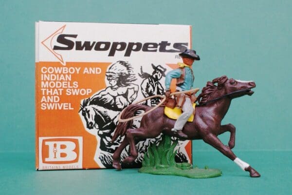 Swoppet Mounted Cowboy with Lasso (2nd Issue) - JADE Torso