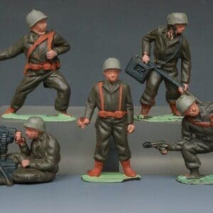 SOLD Timpo Solid Plastic US GI Soldiers