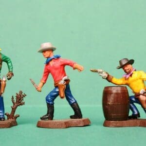 SOLD Swoppet Cowboys 3-Figure Set (2nd Series) #3