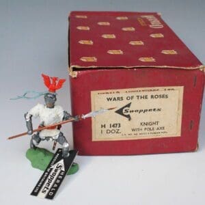 SOLD 'Swoppet' Knight with Pole-axe - 'Rahere' Trade Box!