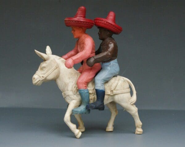 SOLD Poplar Toys Mexicans Riding Mule - Image 2