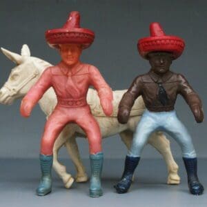 SOLD Poplar Toys Mexicans Riding Mule