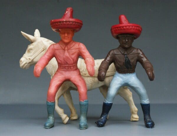 SOLD Poplar Toys Mexicans Riding Mule