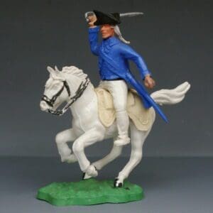 SOLD Timpo AWI Mounted American Soldier Raised Sword