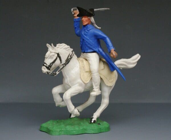 SOLD Timpo AWI Mounted American Soldier Raised Sword