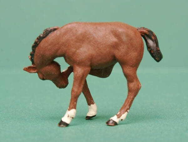 NEW! Herald Farm Brown Scratching Colt - Image 3