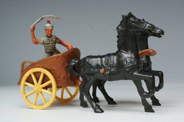 SOLD Poplar Plastic Roman Legion Chariot