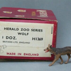SOLD Herald Zoo Series Wolf - 'Rahere' Trade Box