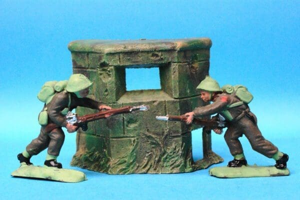 SOLD UNA Khaki Infantry & Pill Box (Herald Copies)