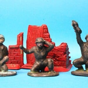 SOLD Trojan American Soldiers Mortar & Firer Figures
