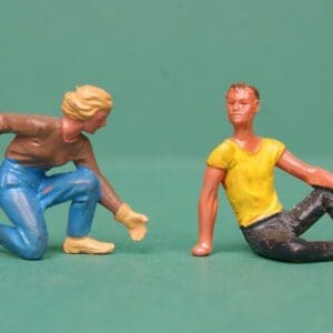 Britains Floral Garden Teenager & Girl with Trowel