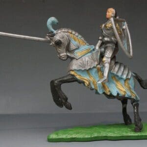 SOLD Cherilea Baronial Knight (Blue Livery)