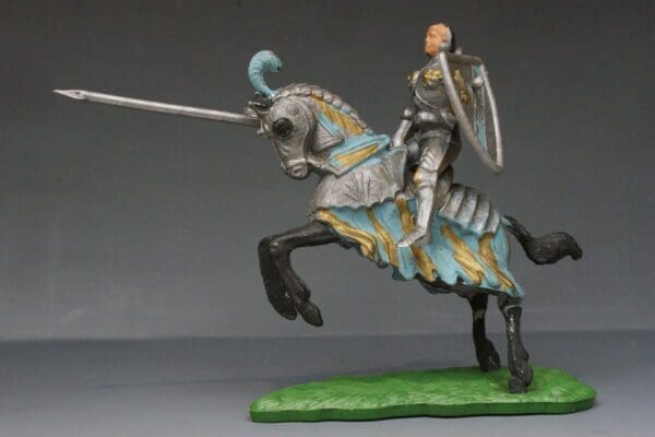SOLD Cherilea Baronial Knight (Blue Livery)