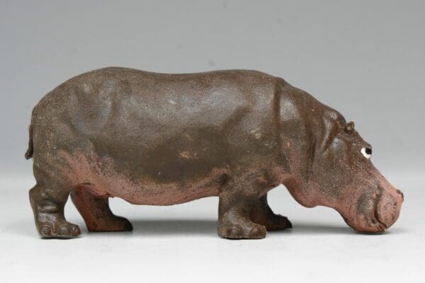 SOLD Britains Zoo Series Adult Hippopotamus - Early PINK Belly