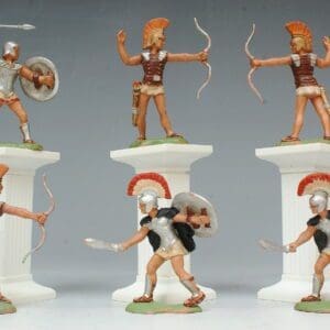 SOLD Herald Trojan Warriors - Group of 6 Figures